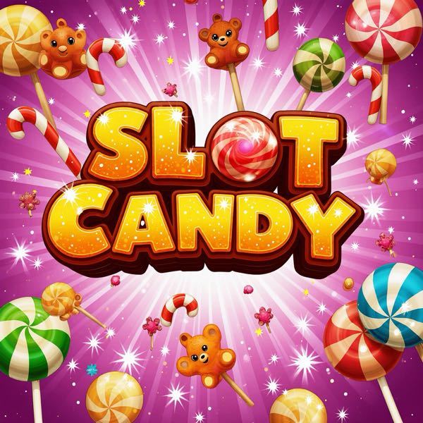 Slot Candy delicious lollipop explosion background