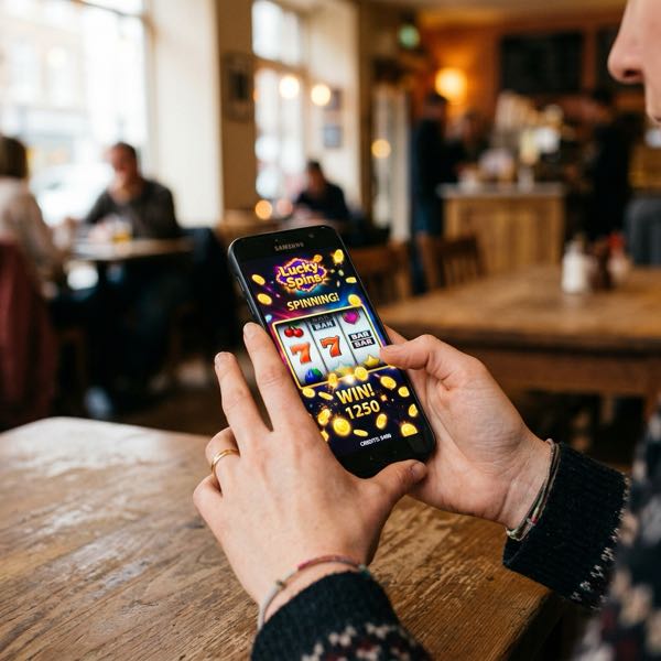 Players enjoying social casino games on mobile devices